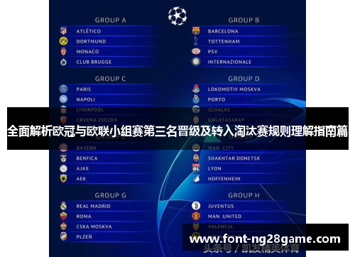 全面解析欧冠与欧联小组赛第三名晋级及转入淘汰赛规则理解指南篇 全面解析欧冠与欧联小组赛第三名晋级及转入淘汰赛规则理解指南篇